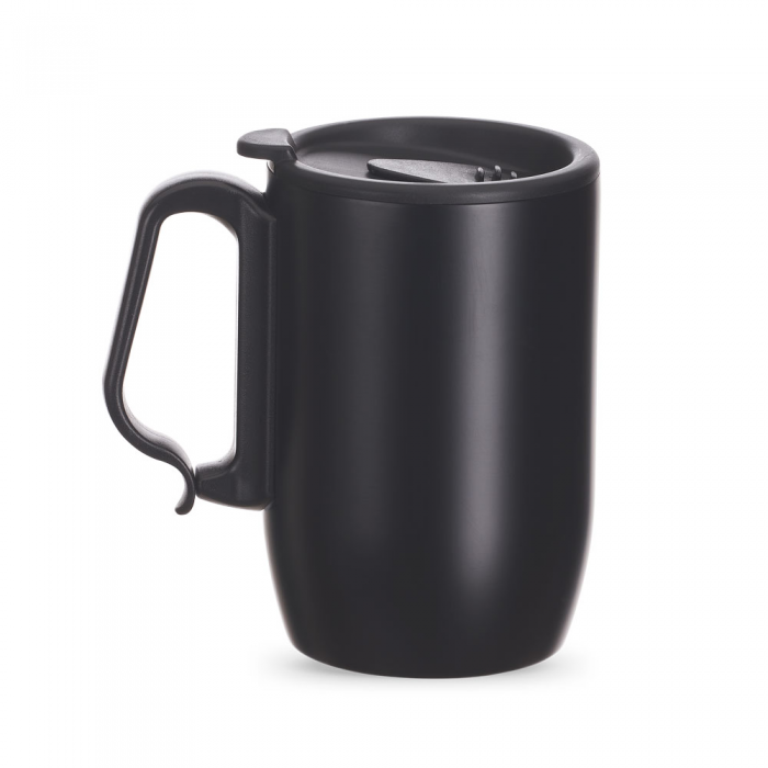 Caneca Parede Dupla Aço Inox 350ml Personalizada Para Brindes