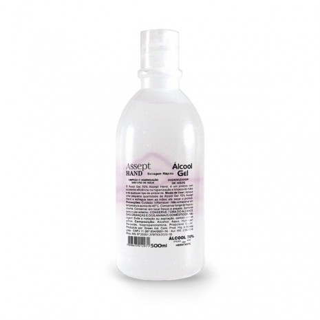 Álcool Em Gel 70% Antisséptico 500ml Personalizado Para Brinde