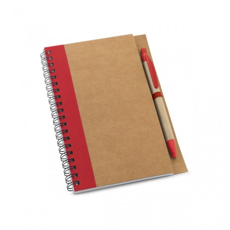 Caderno Sustentável Kraft Com Caneta Personalizado