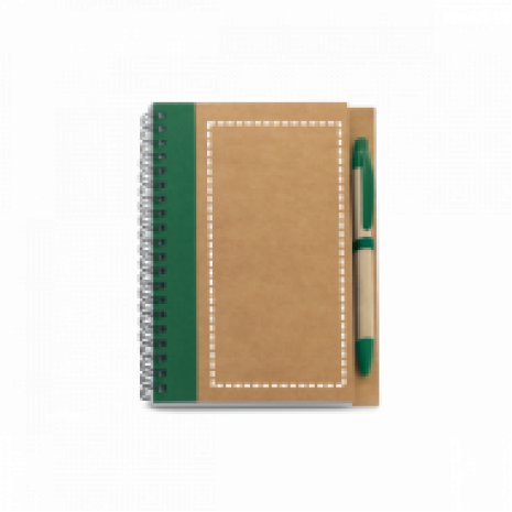 Caderno Sustentável Kraft Com Caneta Personalizado