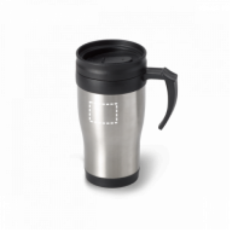 Caneca Para Viagem 420ml Aço Inox Personalizada