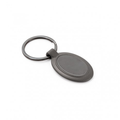 Chaveiro de Metal Oval Personalizado