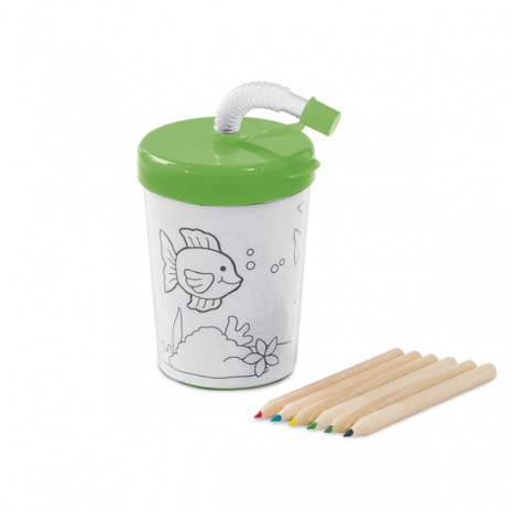 Copo Infantil Com Canudo Personalizado