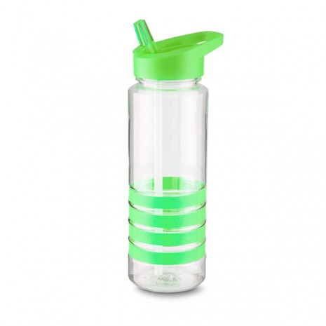 Garrafa Plástica Esportiva 700ml Com Canudo Personalizada