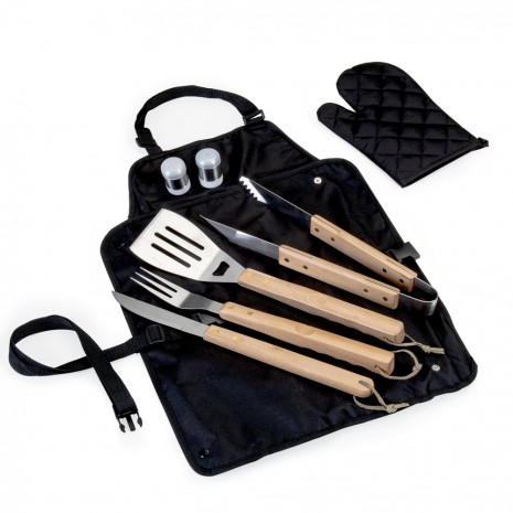 Kit Churrasco Personalizado Com Avental