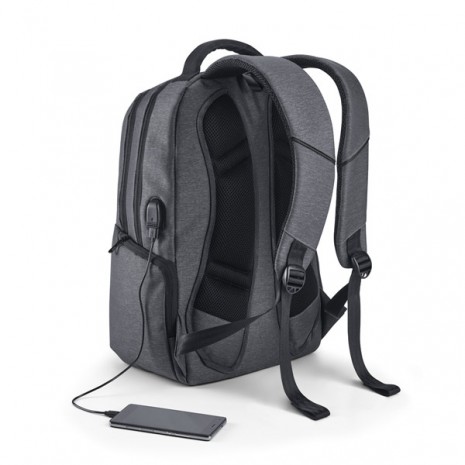 Mochila Para Notebook Com Conector USB Personalizada Para Brindes