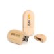 Pen Drive Bambu Oval Personalizado