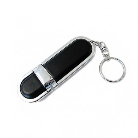 Pen Drive Chaveiro de Couro Personalizado