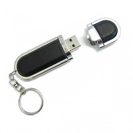 Pen Drive Chaveiro de Couro Personalizado