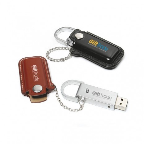 Pen Drive de Couro Promocional Para Presente