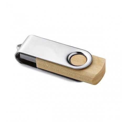 Pen Drive Twist de Madeira Personalizado