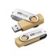 Pen Drive Twist de Madeira Personalizado