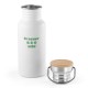 Squeeze de Inox 540ml Com Tampa de Bambu Personalizado Para Brindes